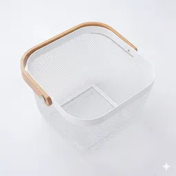 tulsisutra Iron, Wooden Storage Basket image 5