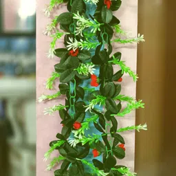 kingstyle impex Artificial Flowers Home Decoration Vine & Creepers Plant Wall Hanging Chain G719 Multicolor Rose Artificial Flower-picture-18