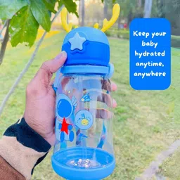 vadhavan Cartoon Print Leakproof, Anti Choke Straw Water Bottle For Boy & Girls-picture-24