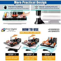 print digits Heavy Duty Teflon Coated 5 in 1 Combo machine full setup 3D Printer image 4