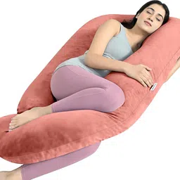 vijay Premium series Polyester Fibre Solid Pregnancy Pillow Pack of 1-picture-16