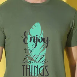 woostro Pack of 2 Men Printed Round Neck Cotton Blend Multicolor T-Shirt image 4