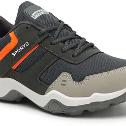 duckins ES-21 Grey Mesh Running/Walking Shoes/Outdoor Lightweight Running Shoes For Men Outdoors For Men image 2