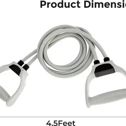 manogyam Fitness Combo Of Toning Tube with Hand Grip for Body Workout Fitness Accessory Kit Kit image 3