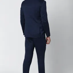 peter england Men Single Breasted Solid Suit image 2