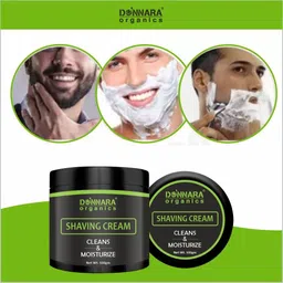 donnara organics Shaving Cream For Men with Jojoba Oil For Soft & Smooth Shave 100 gms image 3