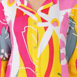 yashikaa Women Cotton Rayon Kurta Pyjama Set image 4