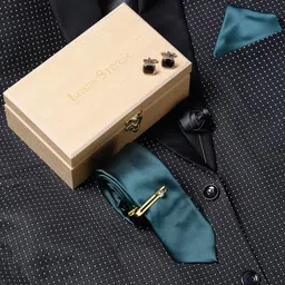 LOUIS STITCH Silk Tie & Cufflink-picture-22