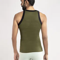 onexa Men's Super Combed Cotton Square Neck Sports Vest All Day Comfort Fit Innerwear Men Vest image 3
