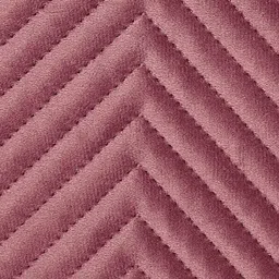 saral home Peach Zig-Zag Velvet 3 Seater Sofa Cover (Pack of 6) image 4