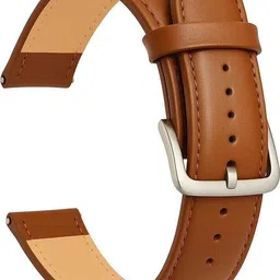 RStraps 20mm Brown Genuine Leather Strap | Watch Strap Belt for Men | Replacement Band 20 mm Genuine Leather Watch Strap-picture-19