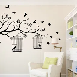 wallstick 155 cm Tree Bird Sticker image 1