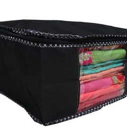 Angelkrafts Clothes soiled with Transparent Window & Zipper Closure | PC of 9 Cotton Laundry Bag image 3