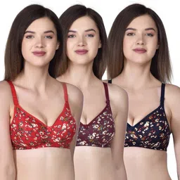 underbukse Pack of 3 Women T-Shirt Lightly Padded Bra-picture-19