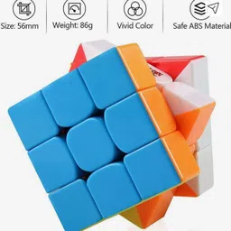 summer trails 3x3 Stickerless Speedcube for Kids & Adults image 2