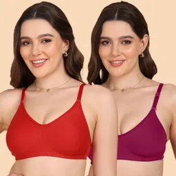 dressberry Pack of 2 Women Everyday Non Padded Bra-picture-11