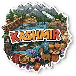 gifteeng Kashmir 4mm Thick, Stylish Magnet for Fridge, Wardrobe & Metal Surfaces Fridge Magnet Pack of 1-picture-19