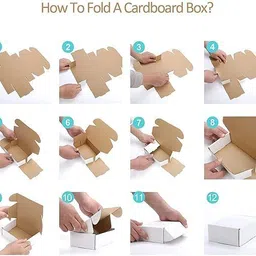 malani stores Self-Locking Box Craft Paper Packaging Box image 5