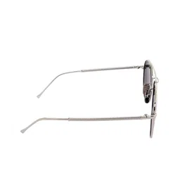 GIORDANO Unisex Grey Lens & Silver-Toned Aviator Sunglasses with Polarised Lens image 2