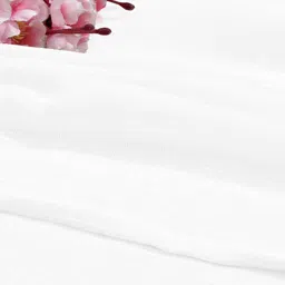 LINENWALAS Happy Sleeping Set of 2 White Sheer Long Door Curtain image 4