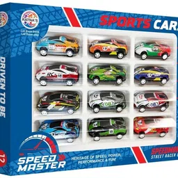 ratnas Sports Cars Speeed Master (7537) Pull Back 12 Mini Cars-picture-19