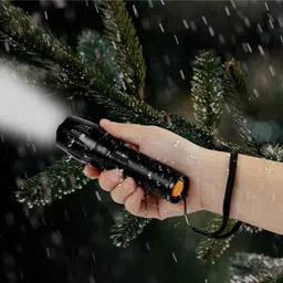 flashify FL_M6 Flash Torch – Rechargeable, 5 Modes, Zoom Focus 8 hrs Torch Emergency Light image 3