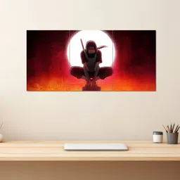 posters Blood moon itachi Split Design printed poster set of 3 Photographic Paper image 2