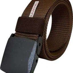 nukaichau Men Casual, Evening, Party Brown Nylon Belt-picture-36