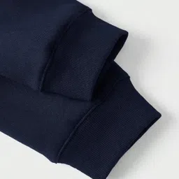 fashionandyouth Men Full Sleeve Solid Sweatshirt image 4