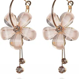 yellow chimes Fancy Party Wear Crystal Alloy Drops & Danglers-picture-24