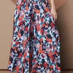 zwerlon Women Floral Print A-line Multicolor Skirt-picture-27