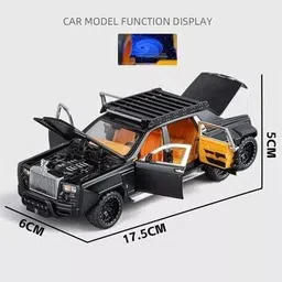 nickspool 1:32 6x6 RR Phantom Die-Cast Car with 6 Doors, Lights & Sound Toy image 2