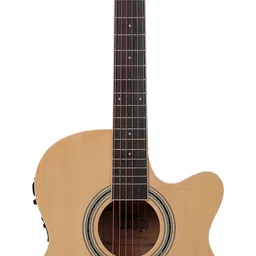 intern INT-P40CEQ-NT Acoustic Guitar Rosewood Indian Laurel Right Hand Orientation image 3