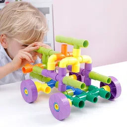 gotrimaworld "85 Pcs Colorful Pipe Puzzle Game – Creative Construction Building Set for Kids" image 4
