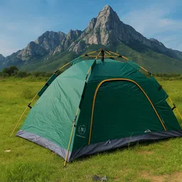 house of common Amazing Comfortable Automatic Captian 1-2 Person Waterproof Tent - For Camping, hiking, Picnic, Useful for Outdoors, For All Age Group, For 2 Person image 5