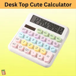 guggu Desktop Cute Calculator, 12-Digit Large Display With Aesthetic Candy ColorL323 Desktop Cute Calculator, 12-Digit Large Display With Aesthetic Candy ColorW323 Basic Calculator-picture-18