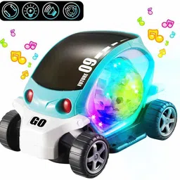 goodsnet 09 Future Musical Stunt Car Rotate 360° with Flashing Light & Music (Multicolor)-picture-25