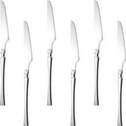 oicia Silver Serrated Table Knives, Dinner Knife Set, Steak Knives, Cutlery Knife Set Stainless Steel Steak Knife Set-picture-25