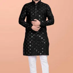 liten Men Cotton Blend Kurta Pyjama Set-picture-16