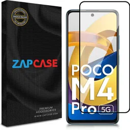 Zapcase Edge To Edge Tempered Glass for Poco M4 Pro 5G-picture-39