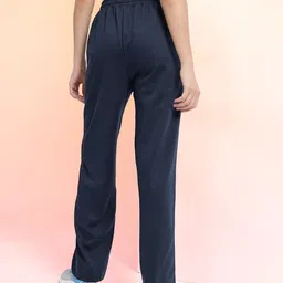 hrx by hrithik roshan Women Self Design Blue Track Pants image 5