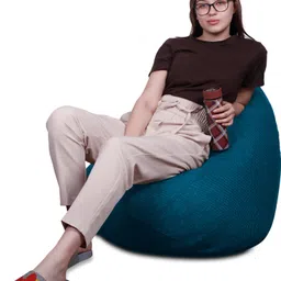 trendbuzz XL Tear Drop Bean Bag Cover (Without Beans) image 2