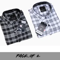 youth first Men Regular Fit Checkered Spread Collar Casual Shirt-picture-14