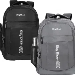 sky rise Large 35 L Laptop Backpack Pack of 2 Durable Laptop & Study Backpacks with Bottle Holder-picture-14