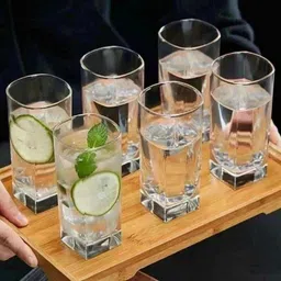 (Pack of 6) GLASS63dhansal 788 H63 Glass Set Water/Juice Glass-image-16