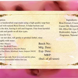 pihaaru Pack of 2 ,Rose Touch Herbal Soap – Smooth & Nourishing (200gm)] image 2