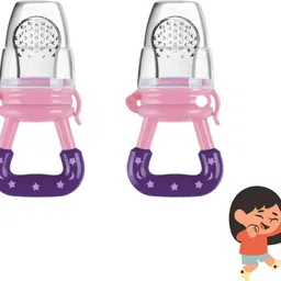 aapni dukan SST Sales Baby Food And Fruit Nibbler & Pacifier Teether BPA Free Nibbler TH438 Feeder-picture-13