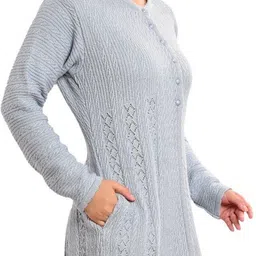 stutakriti WOOL Solid Coat For Women image 3