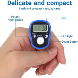 ceedo Mini Hand Tally Counter Finger Ring Japa Counter Counting Machine Mantra Jap Digital Tally Counter image 2