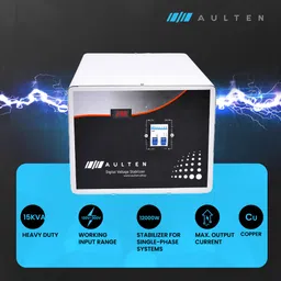 aulten 15KVA 12000W 130V - 300V COPPER Heavy Duty Mainline Voltage Home Stabilizer image 3